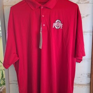 Ohio State Red Men's Polo Shirt New With Tags 2X